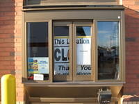 Windham Tim Hortons drive-thru window